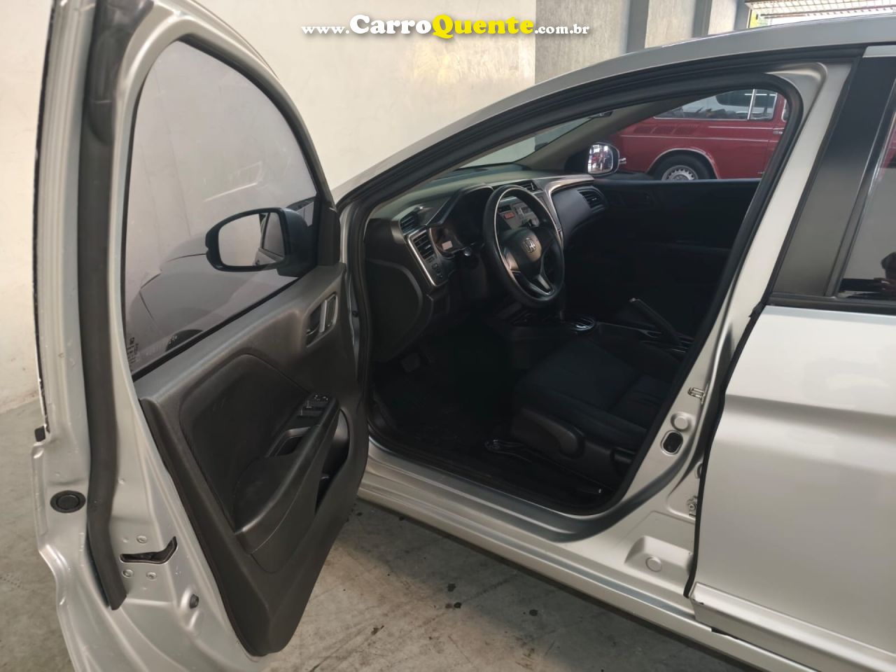 HONDA   CITY SEDAN LX 1.5 FLEX 16V 4P AUT.   PRATA 2015 1.5 FLEX - Loja