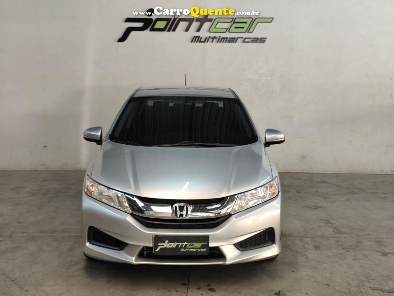 HONDA   CITY SEDAN LX 1.5 FLEX 16V 4P AUT.   PRATA 2015 1.5 FLEX - Loja