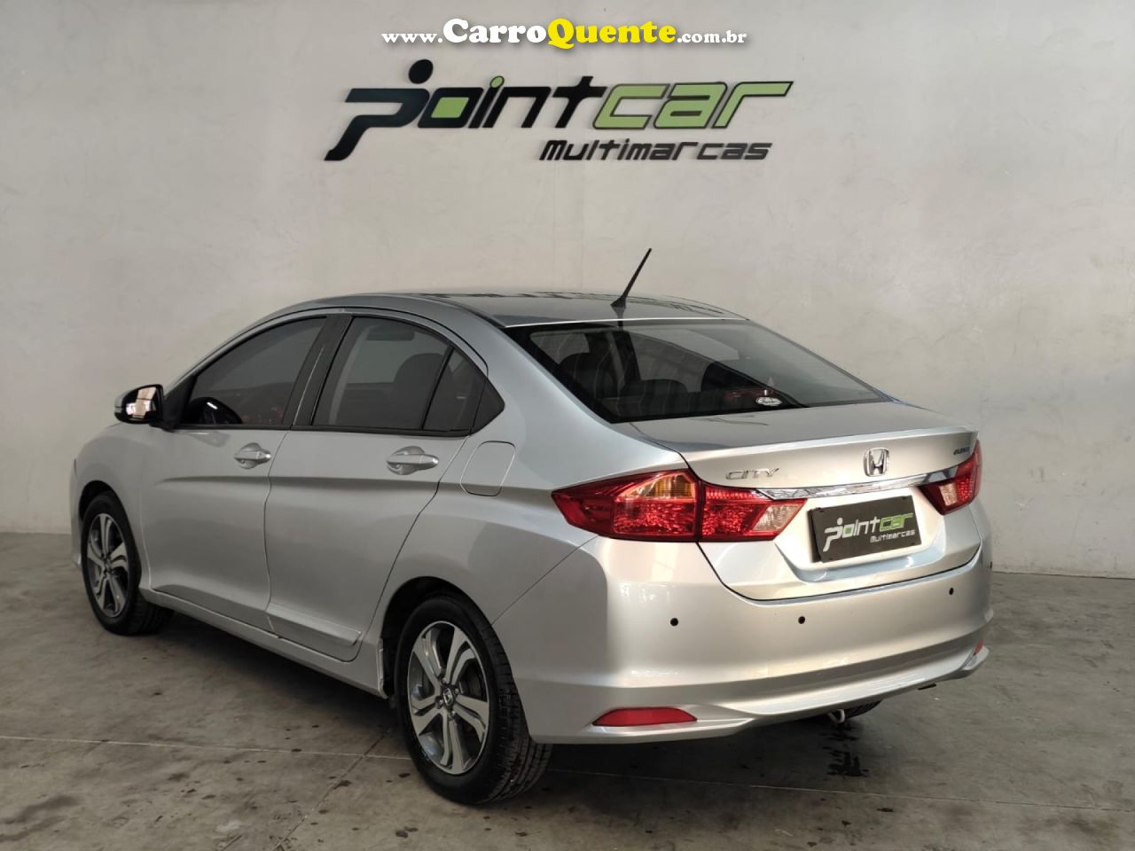 HONDA   CITY SEDAN LX 1.5 FLEX 16V 4P AUT.   PRATA 2015 1.5 FLEX - Loja