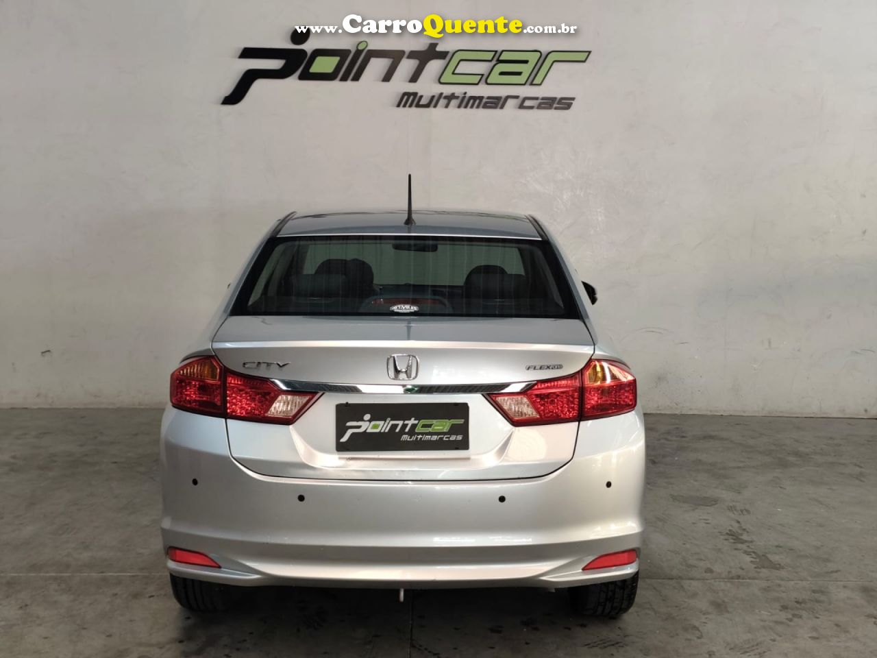 HONDA   CITY SEDAN LX 1.5 FLEX 16V 4P AUT.   PRATA 2015 1.5 FLEX - Loja