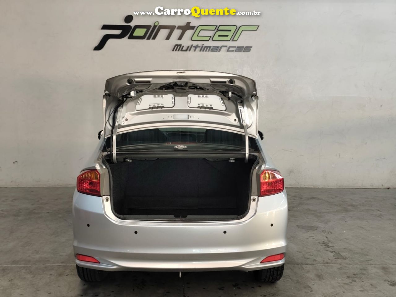 HONDA   CITY SEDAN LX 1.5 FLEX 16V 4P AUT.   PRATA 2015 1.5 FLEX - Loja