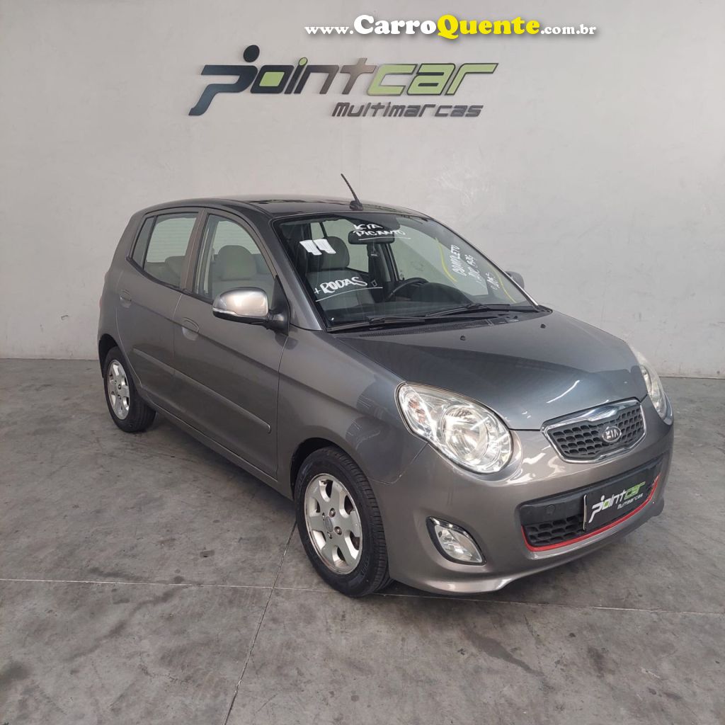 KIA   PICANTO EX 1.11.0 1.0 FLEX MEC.   CINZA 2011 1.0 FLEX - Loja