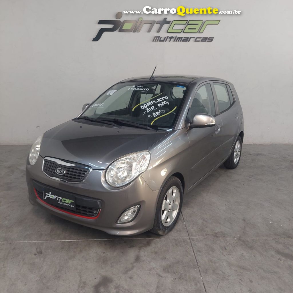KIA   PICANTO EX 1.11.0 1.0 FLEX MEC.   CINZA 2011 1.0 FLEX - Loja