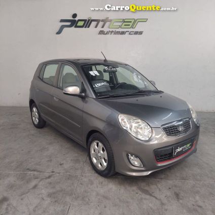 KIA   PICANTO EX 1.11.0 1.0 FLEX MEC.   CINZA 2011 1.0 FLEX