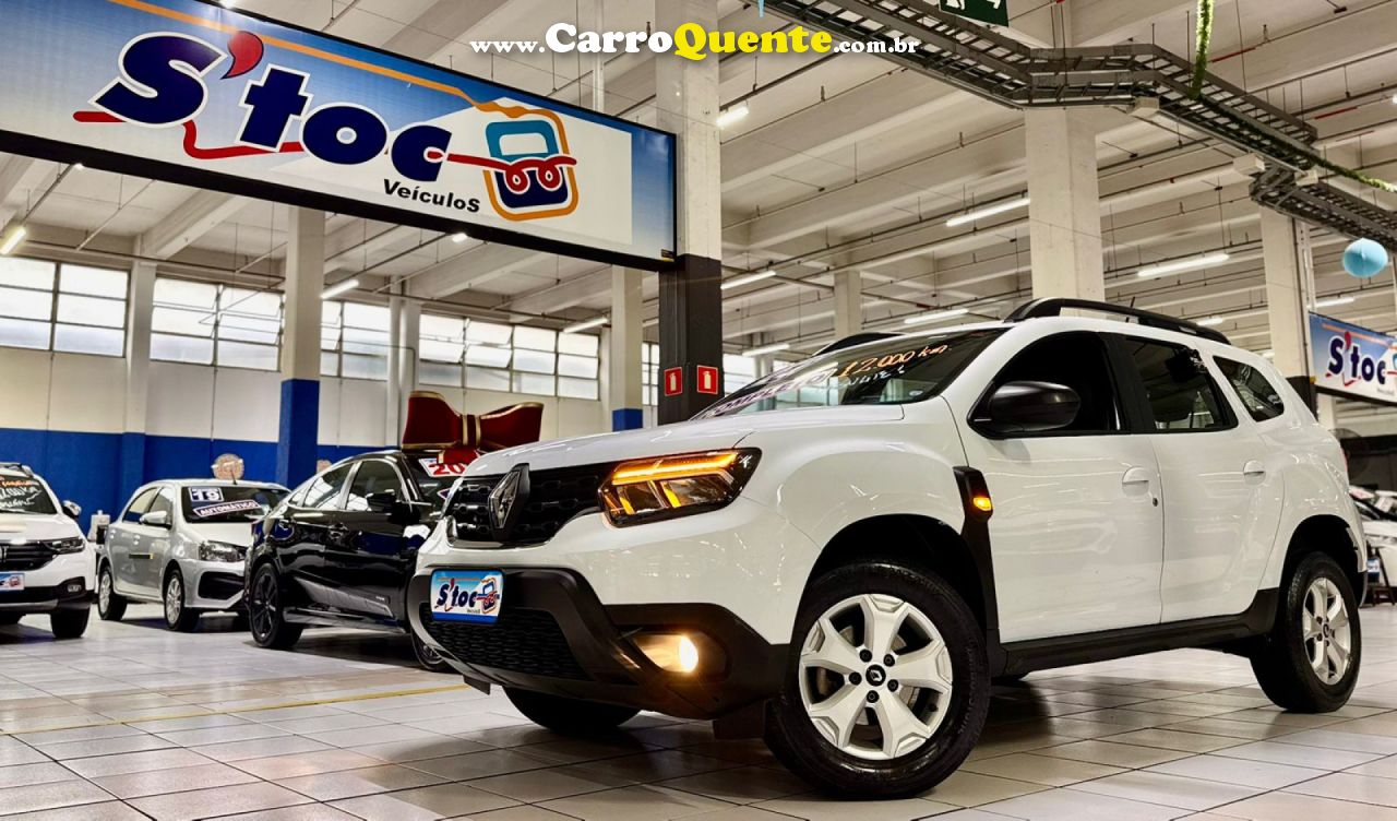 RENAULT   DUSTER INTENSE 1.6 16V FLEX MEC.   BRANCO 2024 1.6 FLEX - Loja