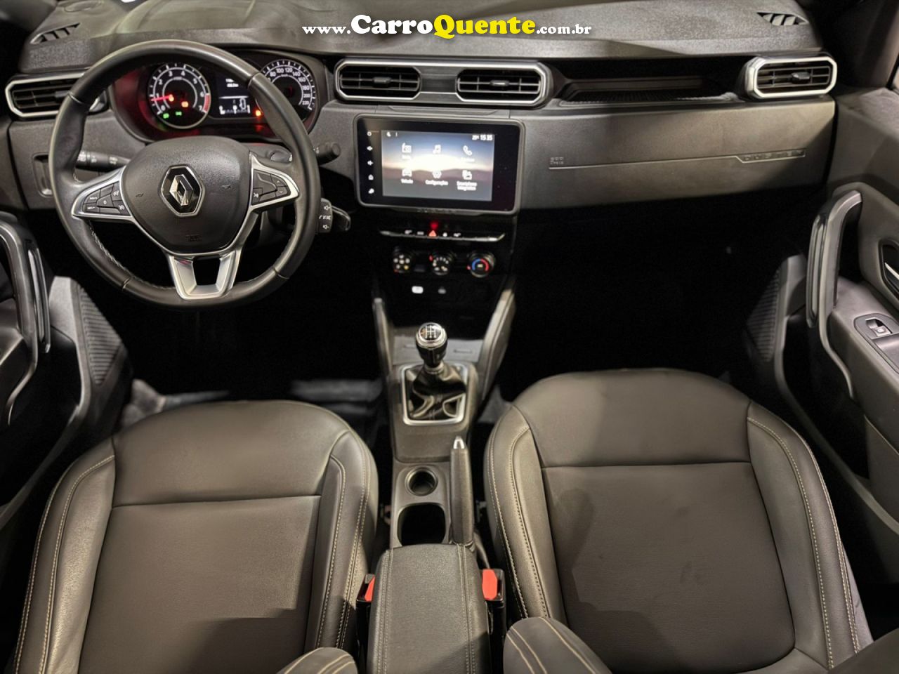 RENAULT   DUSTER INTENSE 1.6 16V FLEX MEC.   BRANCO 2024 1.6 FLEX - Loja