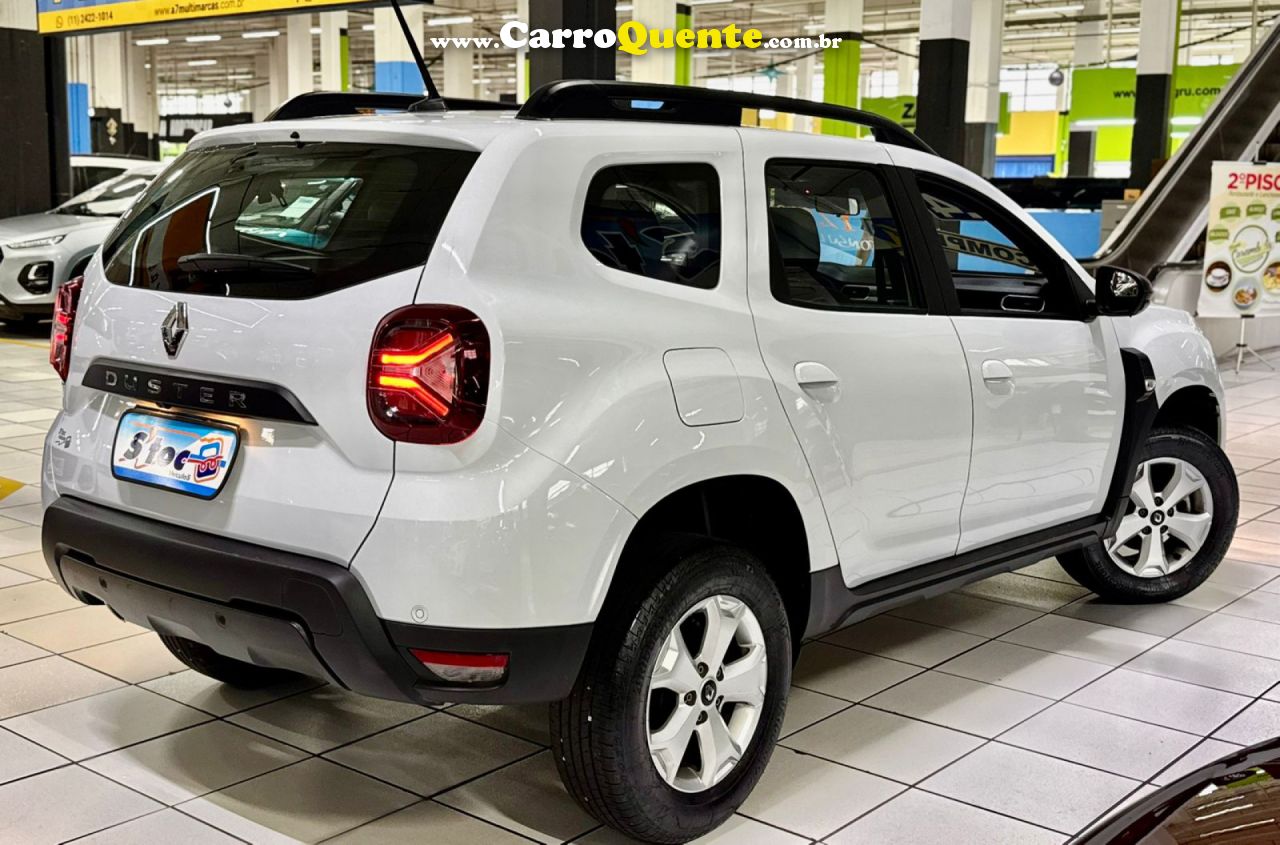 RENAULT   DUSTER INTENSE 1.6 16V FLEX MEC.   BRANCO 2024 1.6 FLEX - Loja