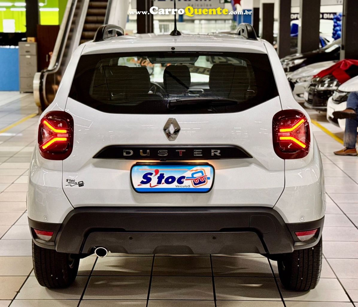 RENAULT   DUSTER INTENSE 1.6 16V FLEX MEC.   BRANCO 2024 1.6 FLEX - Loja