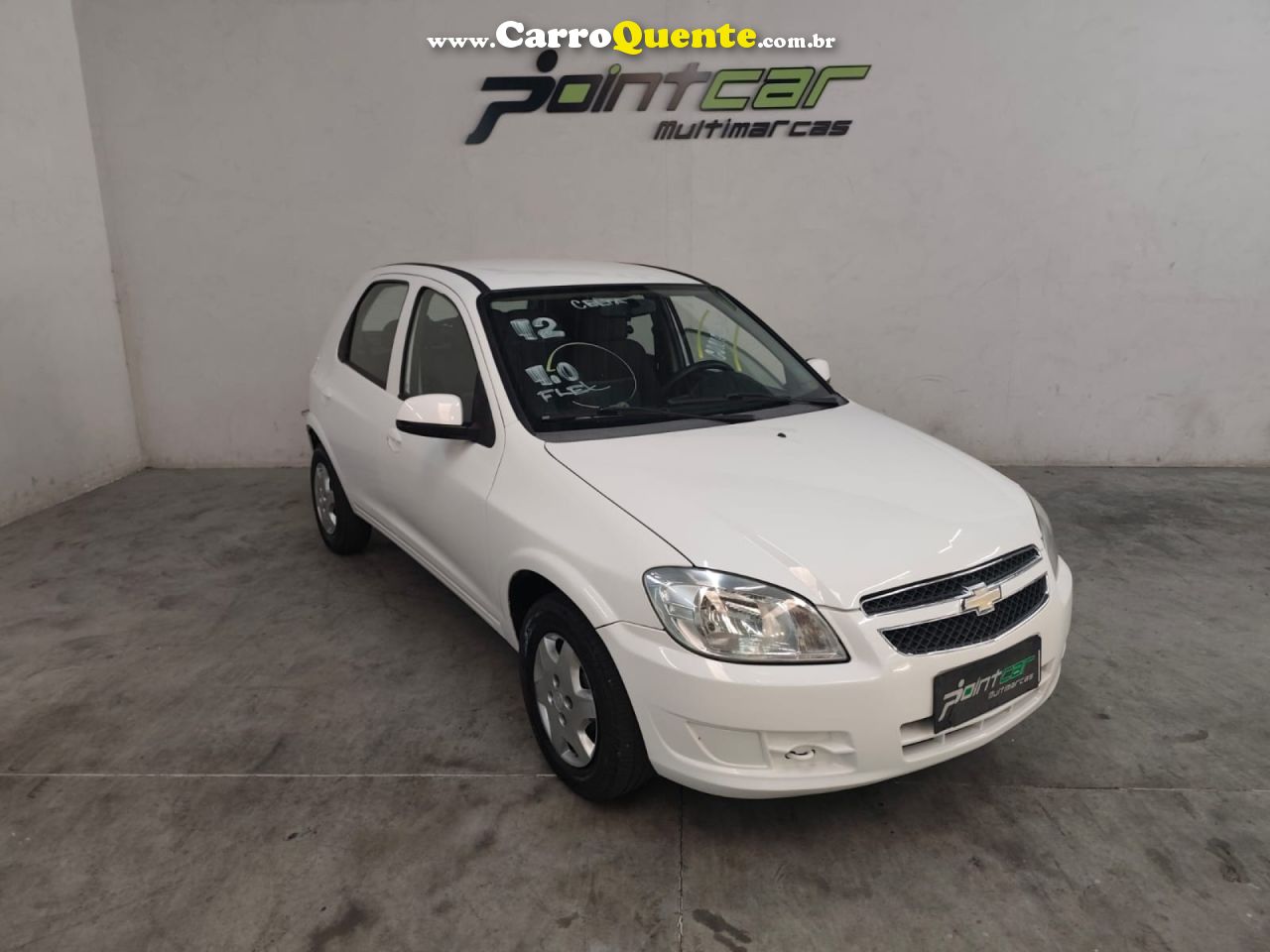 CHEVROLET   CELTA SPIRIT LT 1.0 MPFI 8V FLEXP. 5P   BRANCO 2012 1.0 FLEX - Loja