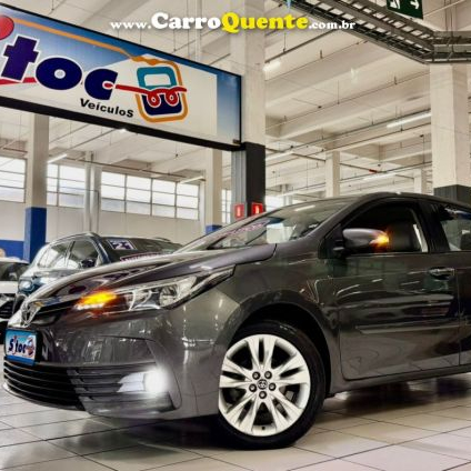 TOYOTA   COROLLA XEI 2.0 FLEX 16V AUT.   CINZA 2018 2.0 FLEX