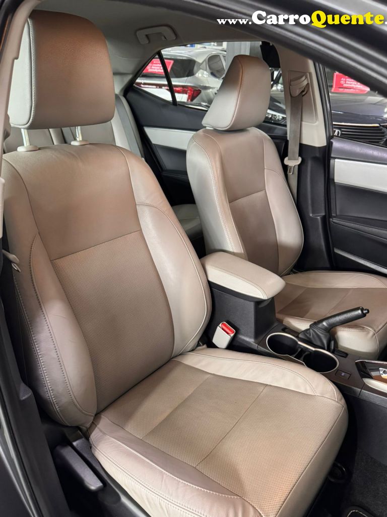 TOYOTA   COROLLA XEI 2.0 FLEX 16V AUT.   CINZA 2018 2.0 FLEX - Loja