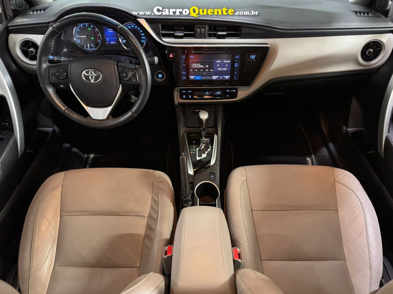 TOYOTA   COROLLA XEI 2.0 FLEX 16V AUT.   CINZA 2018 2.0 FLEX - Loja