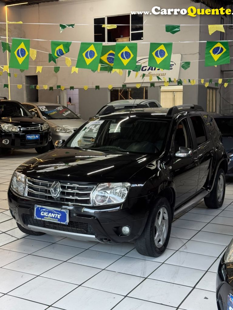 RENAULT   DUSTER DYNAMIQUE 2.0 FLEX 16V AUT.   PRETO 2014 2.0 FLEX - Loja