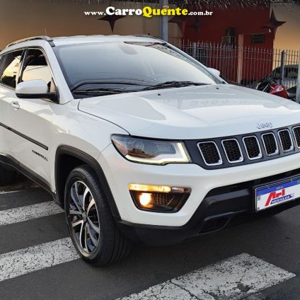 JEEP   COMPASS LONGITUDE 2.0 4X4 DIES. 16V AUT.   BRANCO 2018 2.0 DIESEL