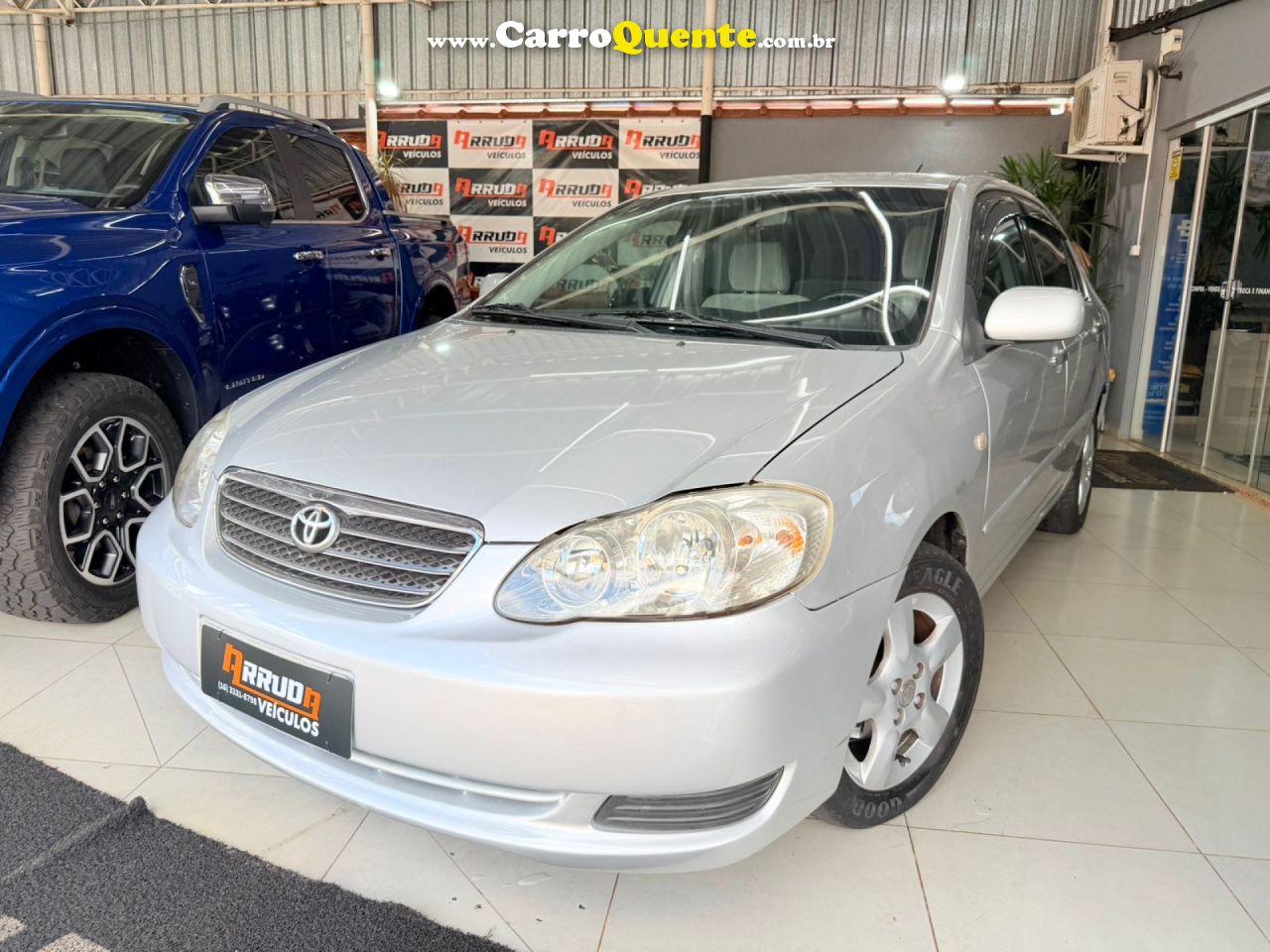 TOYOTA   COROLLA XEI 1.81.8 GAS 16V    PRATA 2006 1.8 GASOLINA - Loja