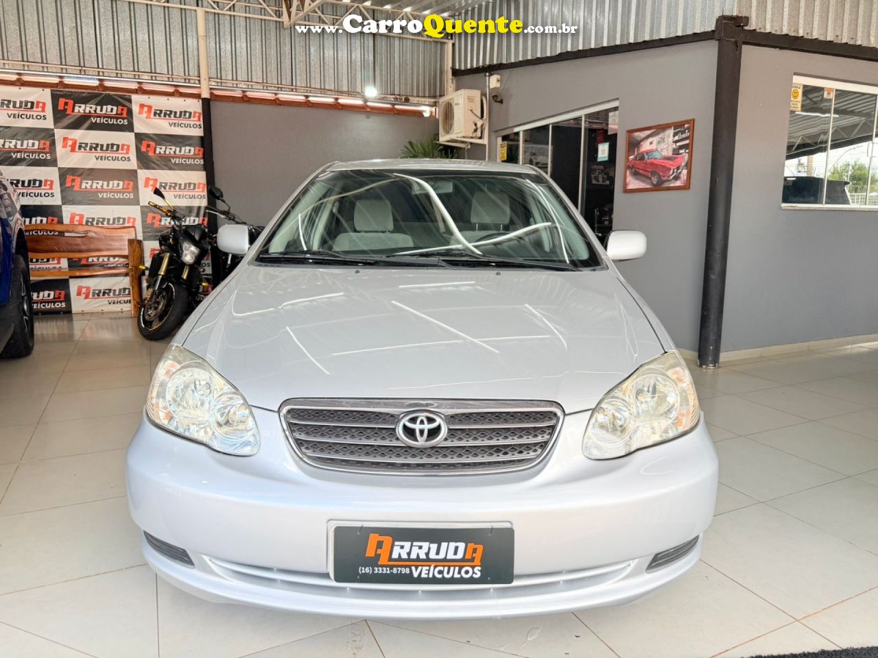 TOYOTA   COROLLA XEI 1.81.8 GAS 16V    PRATA 2006 1.8 GASOLINA - Loja