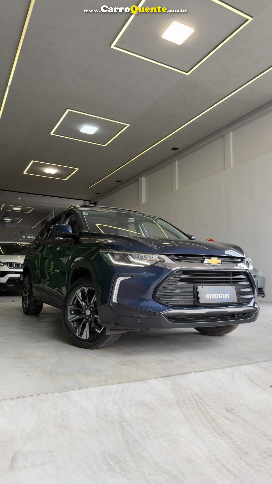 CHEVROLET   TRACKER PREMIER 1.2 TURBO 12V FLEX AUT.   AZUL 2025 1.2 FLEX - Loja