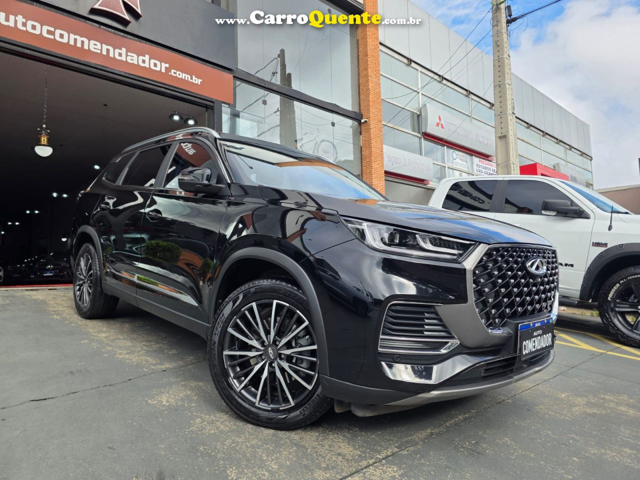 CHERY   TIGGO 8 PRO 1.5 TURBO (HÍBRIDO)    PRETO 2023 1.5 GASOLINA E ELÉTRICO - Loja