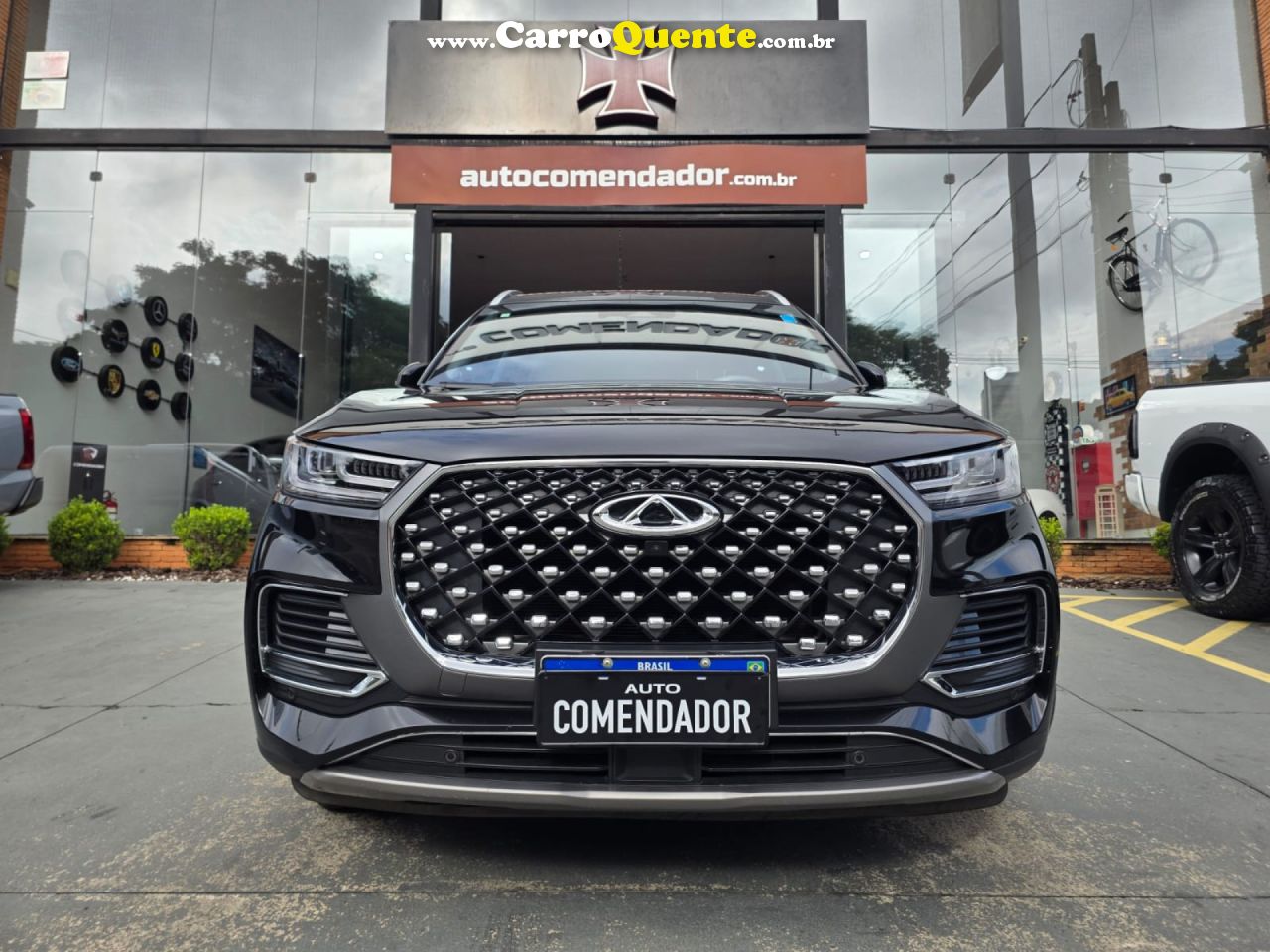 CHERY   TIGGO 8 PRO 1.5 TURBO (HÍBRIDO)    PRETO 2023 1.5 GASOLINA E ELÉTRICO - Loja