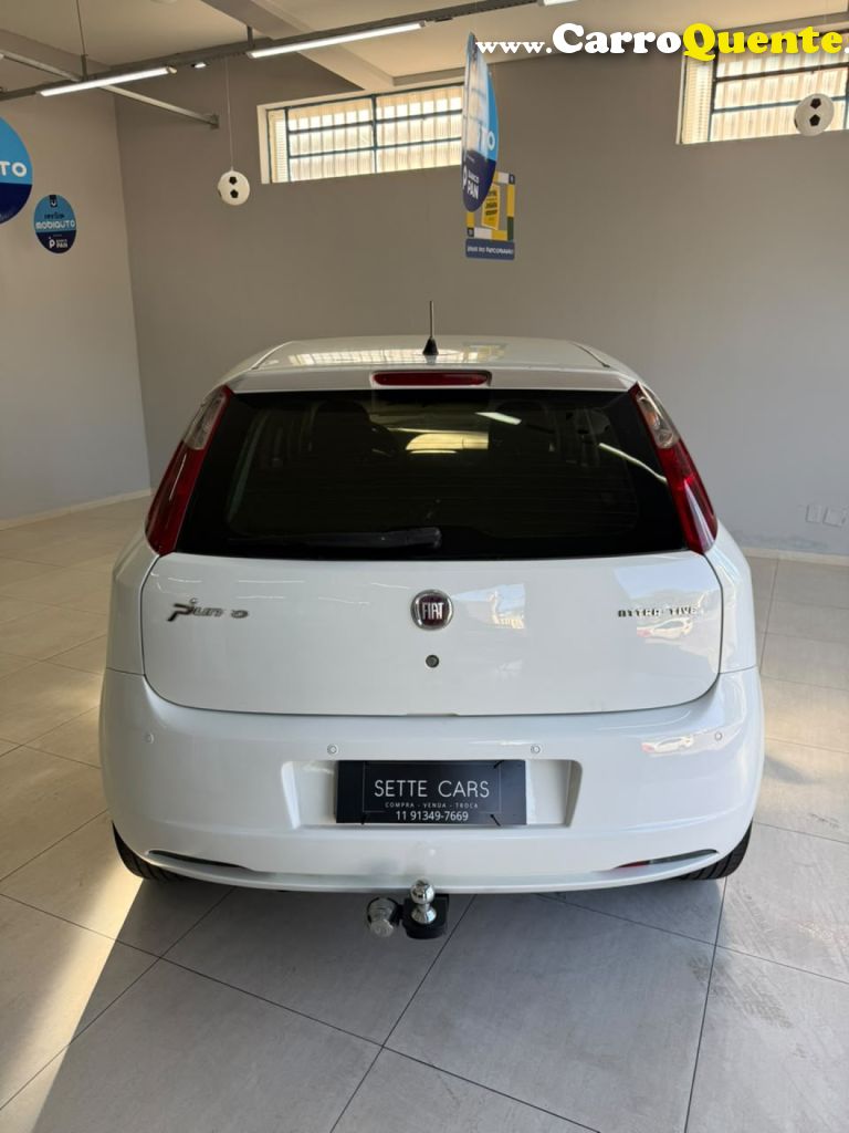 FIAT   PUNTO ATTRACTIVE 1.4 FIRE FLEX 8V 5P   BRANCO 2012 1.4 FLEX - Loja