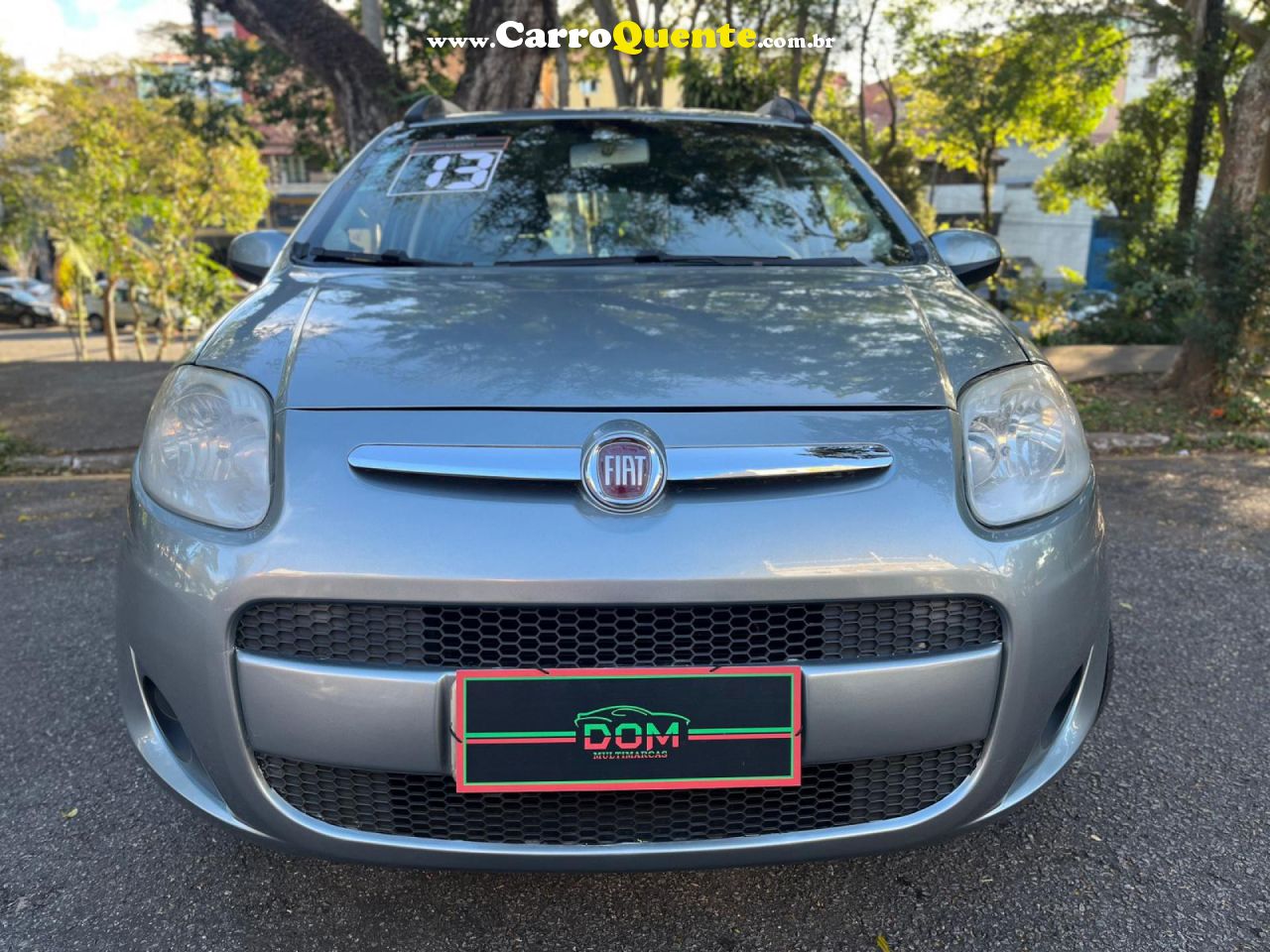 FIAT   PALIO ATTRACTIVE 1.0 EVO FIRE FLEX 8V 5P   CINZA 2013 1.0 FLEX - Loja