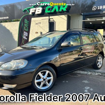 TOYOTA   COROLLA FIELDER SW 1.81.8 XEI FLEX AUT.   PRETO 2007 1.8 FLEX