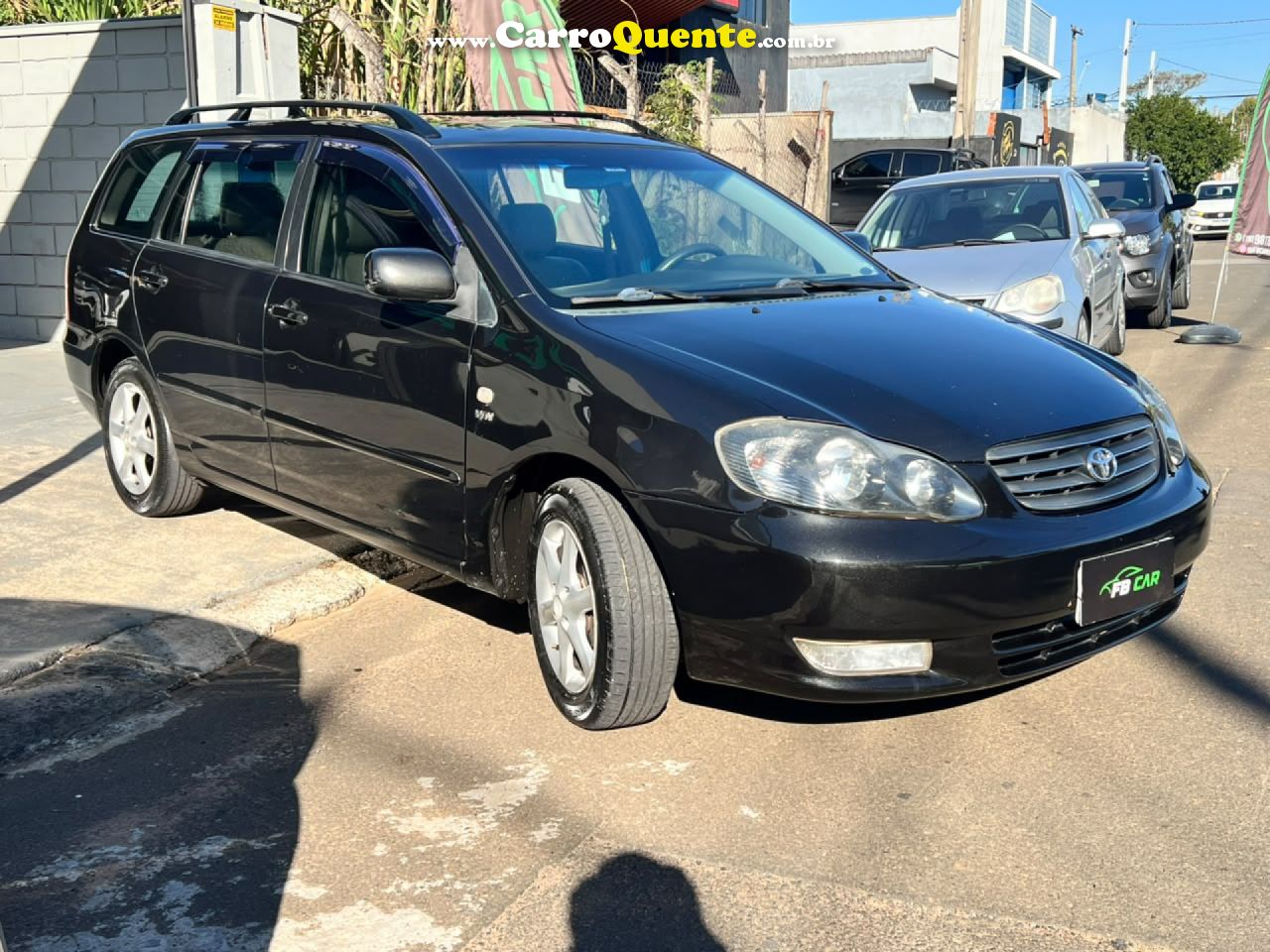 TOYOTA   COROLLA FIELDER SW 1.81.8 XEI FLEX AUT.   PRETO 2007 1.8 FLEX - Loja