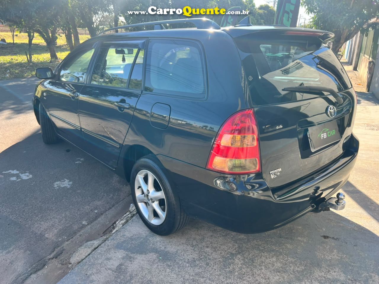 TOYOTA   COROLLA FIELDER SW 1.81.8 XEI FLEX AUT.   PRETO 2007 1.8 FLEX - Loja