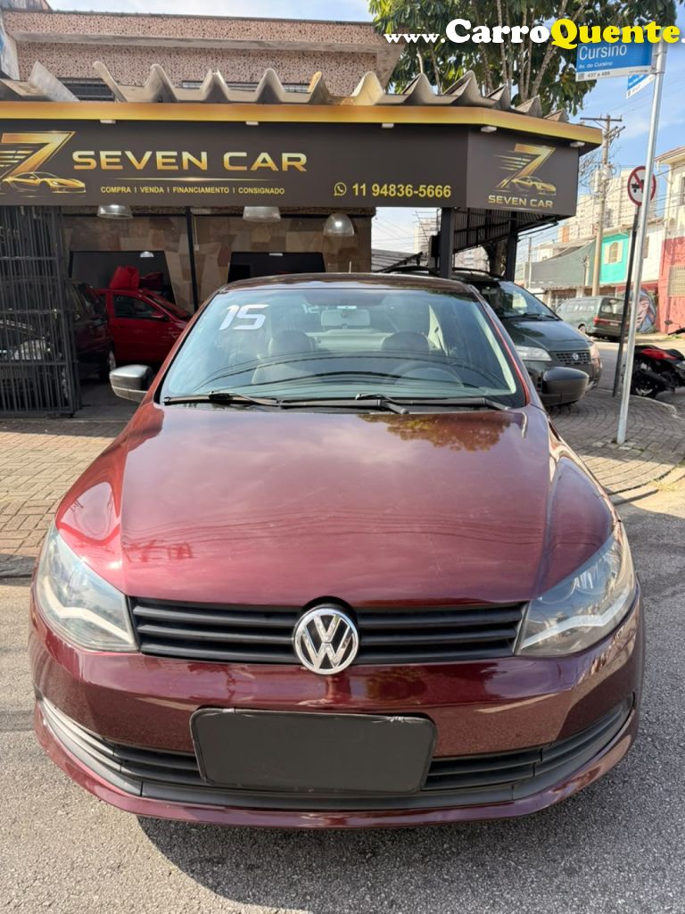 VOLKSWAGEN   VOYAGE SELEÇÃO 1.6 TOTAL FLEX 8V 4P   VINHO 2015 1.6 FLEX - Loja