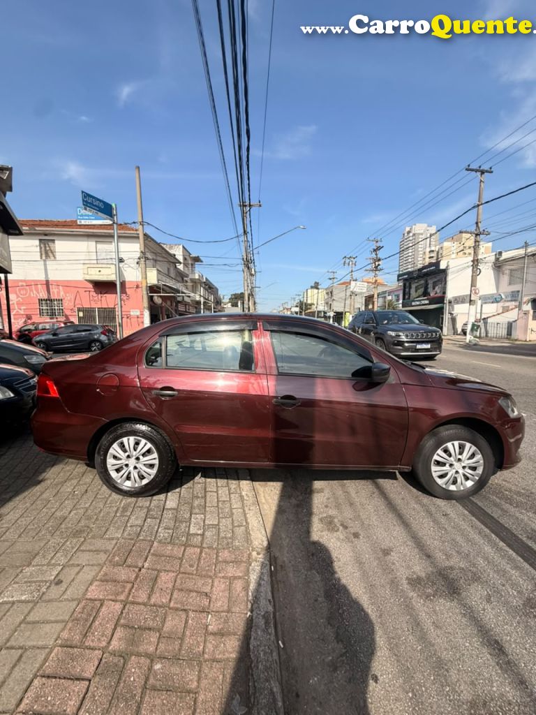VOLKSWAGEN   VOYAGE SELEÇÃO 1.6 TOTAL FLEX 8V 4P   VINHO 2015 1.6 FLEX - Loja