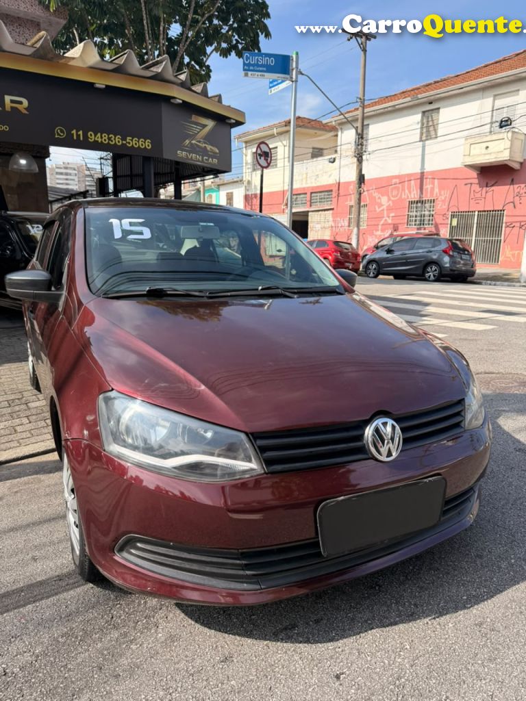 VOLKSWAGEN   VOYAGE SELEÇÃO 1.6 TOTAL FLEX 8V 4P   VINHO 2015 1.6 FLEX - Loja