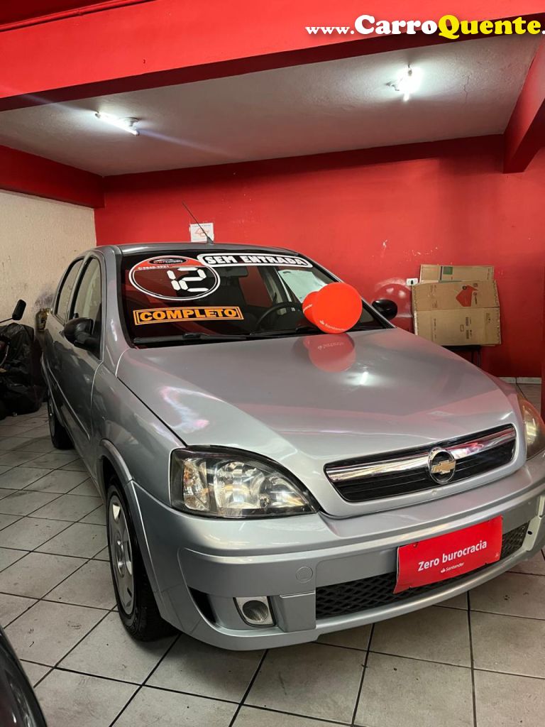 CHEVROLET   CORSA HAT. MAXX 1.4 8V ECONOFLEX 5P   PRATA 2012 1.4 GASOLINA - Loja
