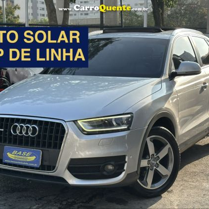 AUDI   Q3 2.0 TFSI QUAT. 211220CV S-TRONIC 5P   PRATA 2013 2.0 T GASOLINA