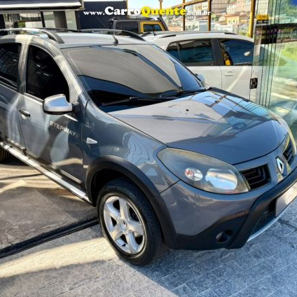 RENAULT   SANDERO STEPWAY HI-FLEX 1.6 16V 5P   CINZA 2011 1.6 GASOLINA