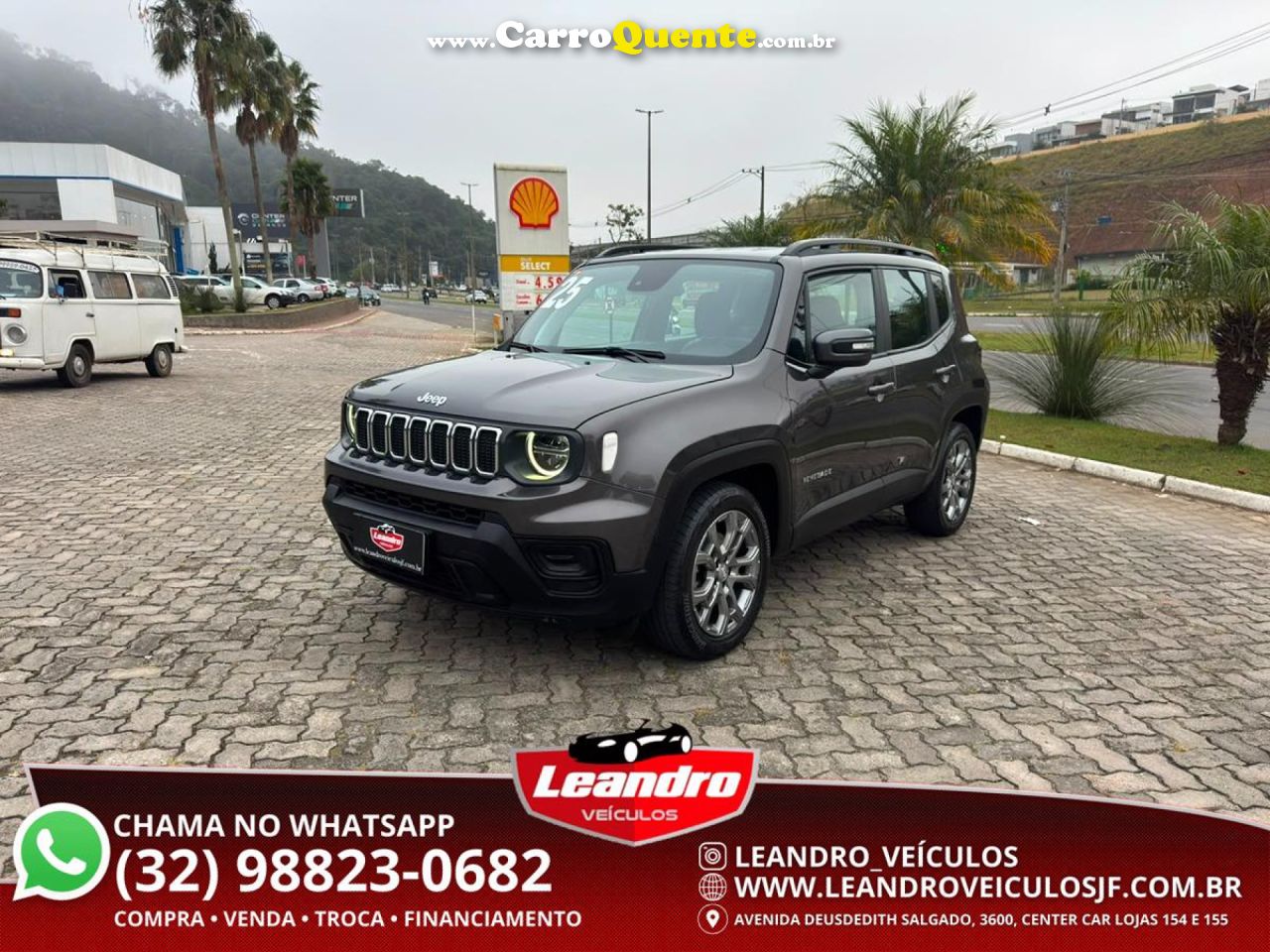 JEEP   RENEGADE LONG. T270 1.3 TB 4X2 FLEX AUT.   CINZA 2025 1.3 FLEX - Loja