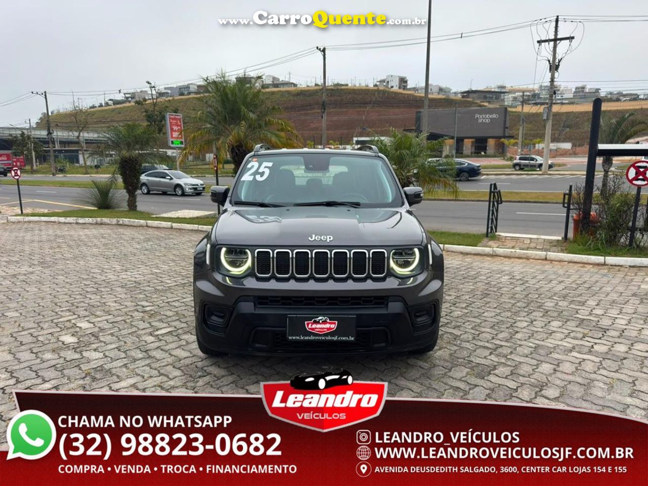 JEEP   RENEGADE LONG. T270 1.3 TB 4X2 FLEX AUT.   CINZA 2025 1.3 FLEX - Loja
