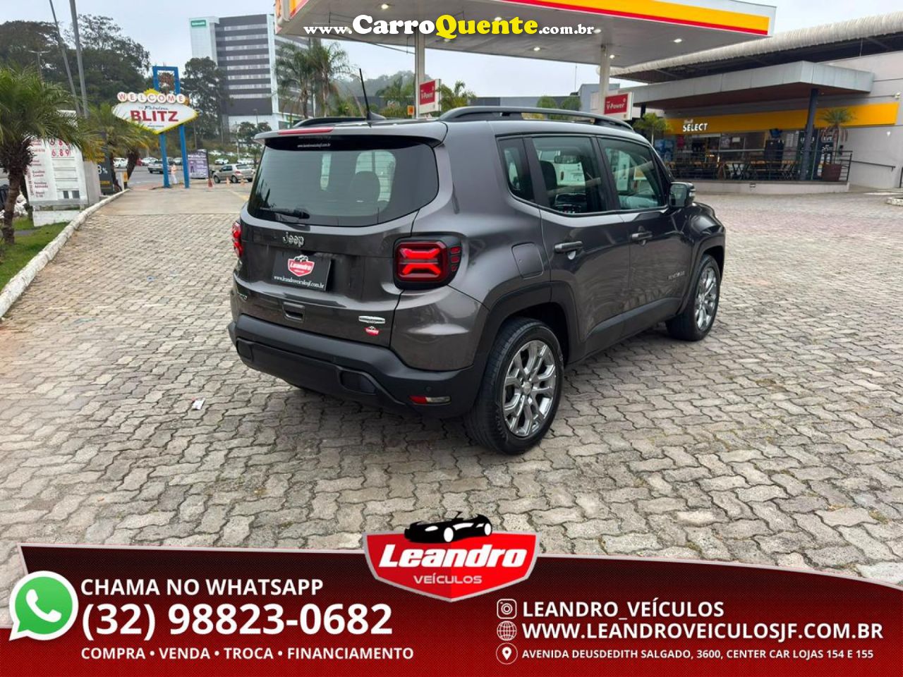JEEP   RENEGADE LONG. T270 1.3 TB 4X2 FLEX AUT.   CINZA 2025 1.3 FLEX - Loja
