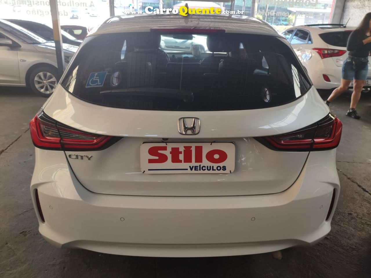 HONDA   CITY HATCHBACK TOURING 1.5 FLEX 16V AUT   BRANCO 2023 1.5 FLEX - Loja