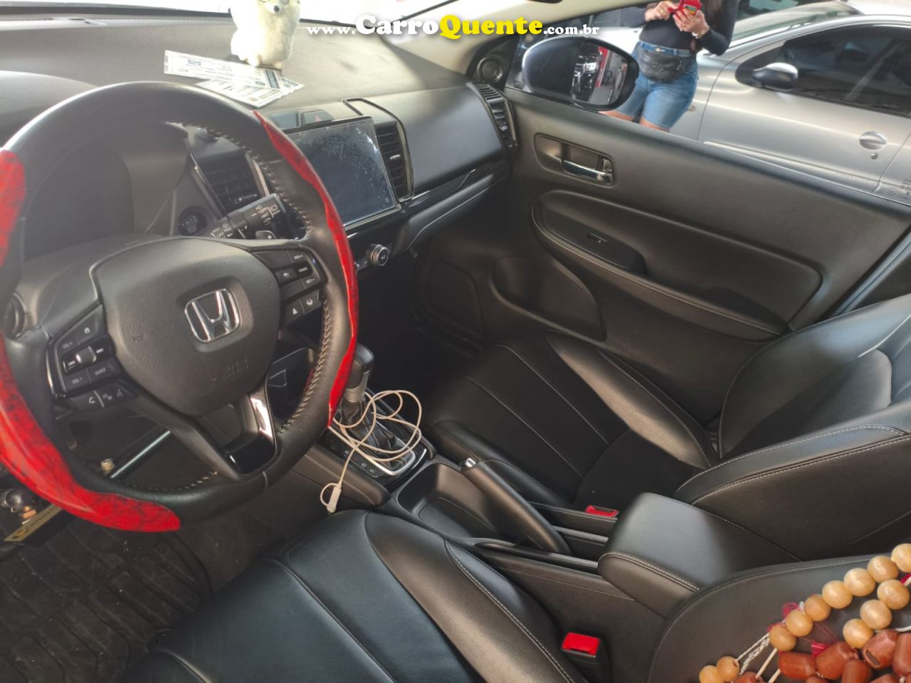 HONDA   CITY HATCHBACK TOURING 1.5 FLEX 16V AUT   BRANCO 2023 1.5 FLEX - Loja