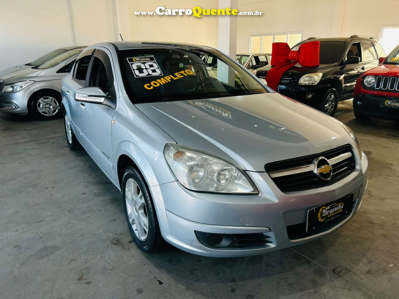 CHEVROLET   VECTRA ELEGAN. 2.0 MPFI 8V FLEXPOWER MEC   PRATA 2008 2.0 FLEX - Loja