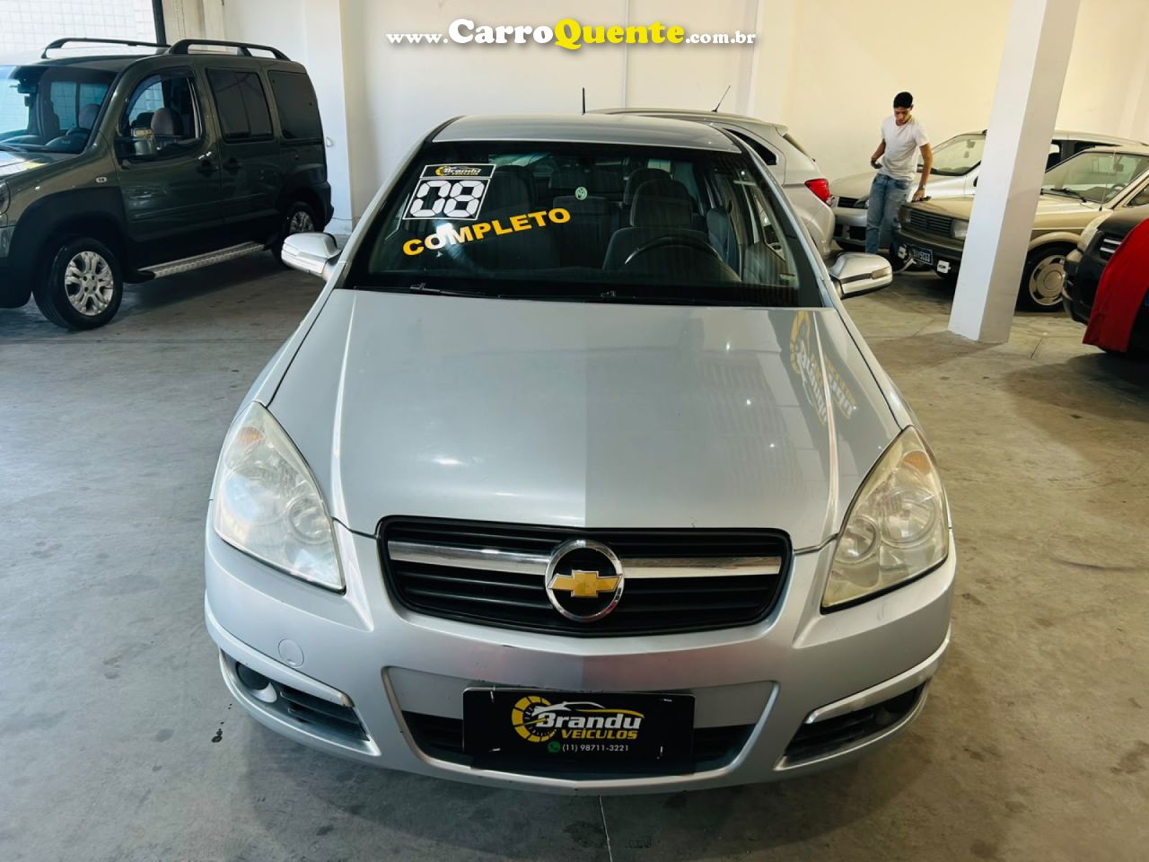 CHEVROLET   VECTRA ELEGAN. 2.0 MPFI 8V FLEXPOWER MEC   PRATA 2008 2.0 FLEX - Loja