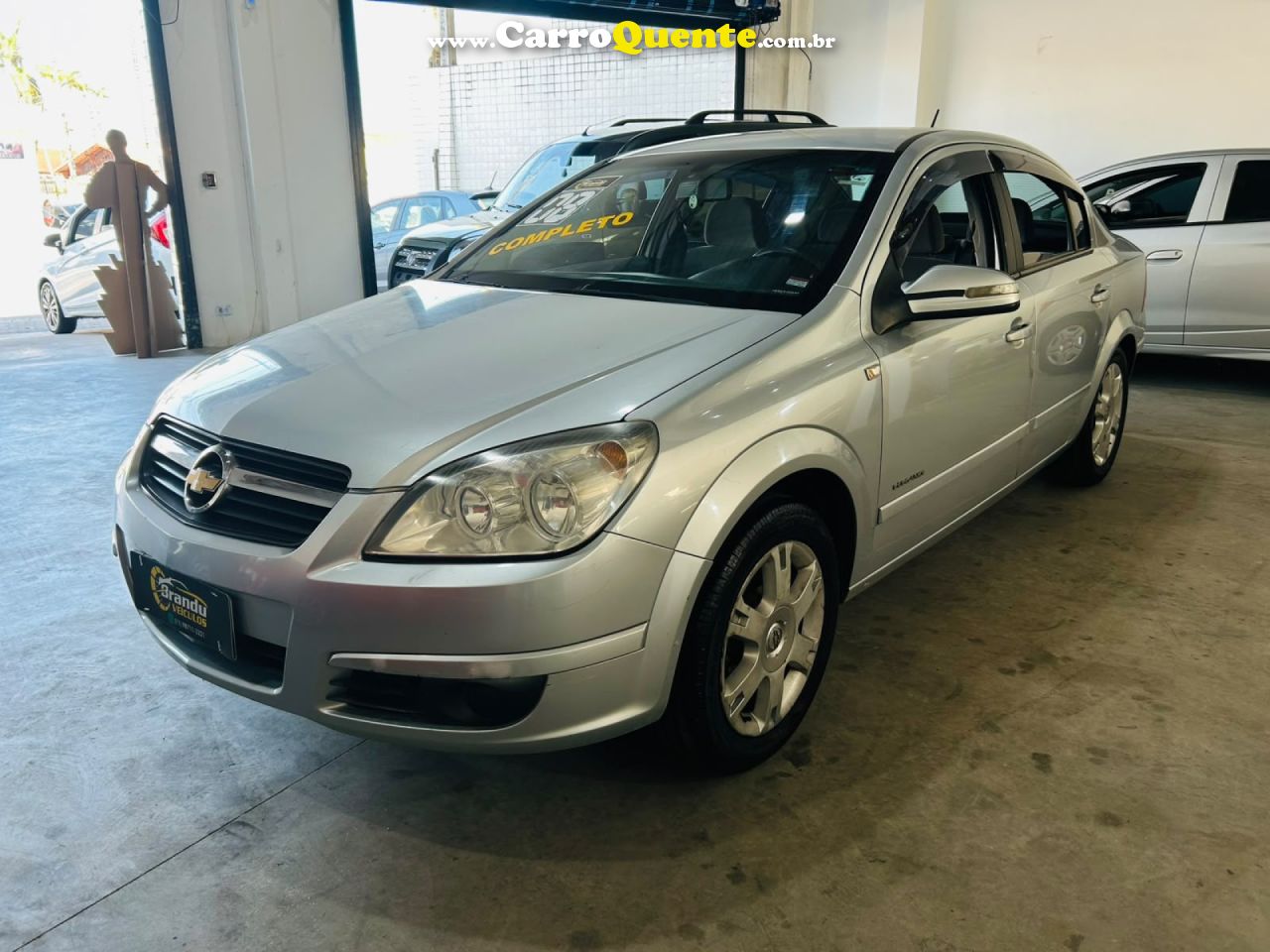 CHEVROLET   VECTRA ELEGAN. 2.0 MPFI 8V FLEXPOWER MEC   PRATA 2008 2.0 FLEX - Loja