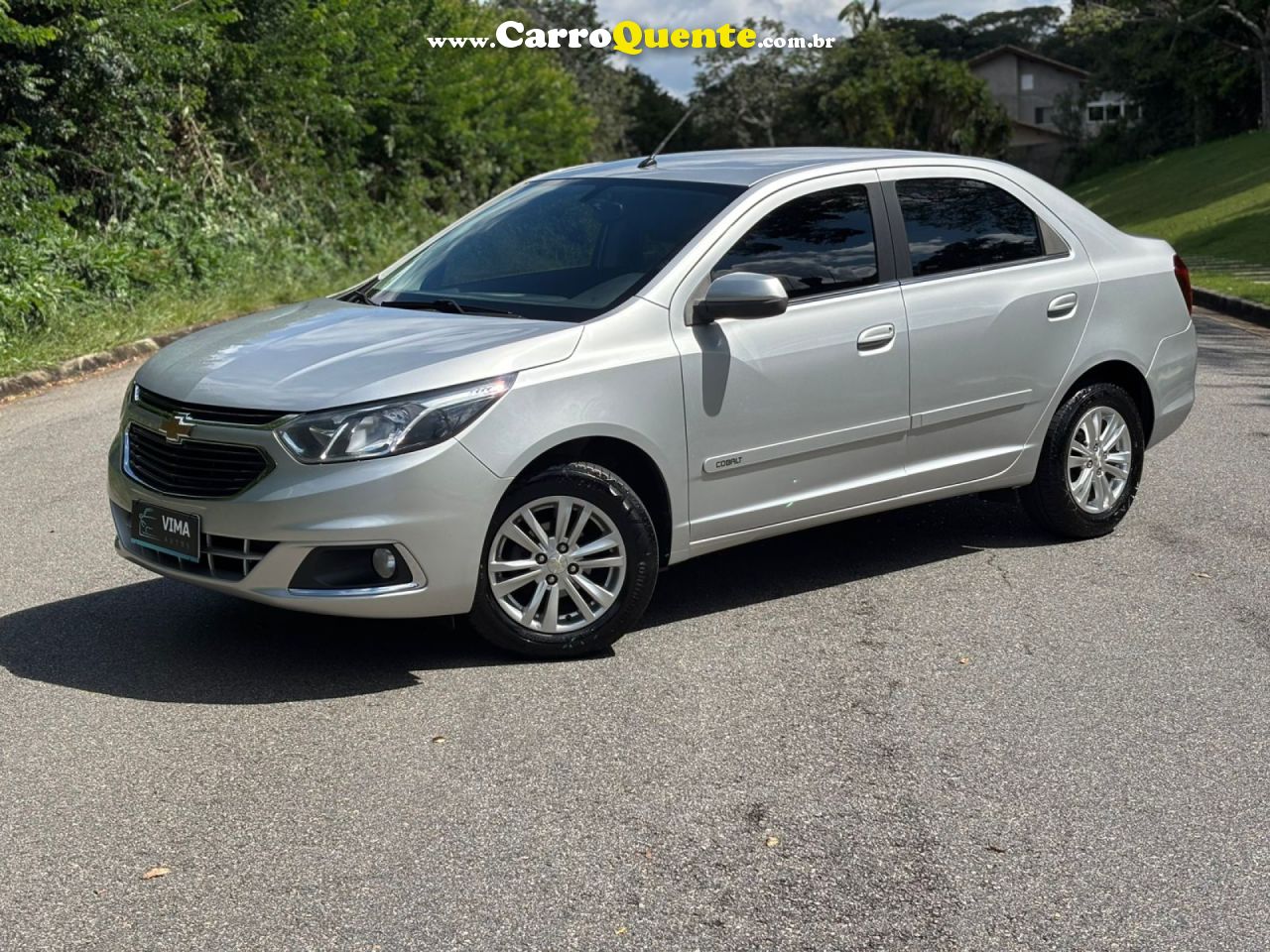 CHEVROLET   COBALT LTZ 1.8 8V ECONO.FLEX 4P MEC.   PRATA 2017 1.8 FLEX - Loja