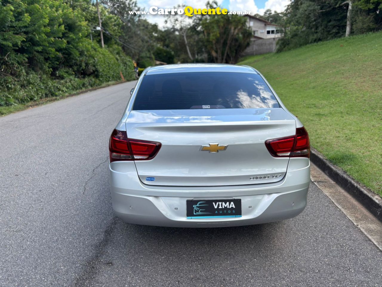 CHEVROLET   COBALT LTZ 1.8 8V ECONO.FLEX 4P MEC.   PRATA 2017 1.8 FLEX - Loja