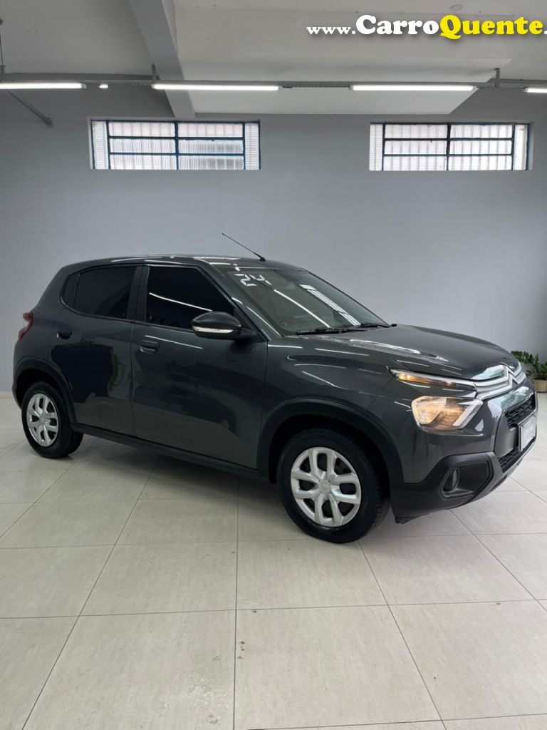 CITROËN   C3 LIVE PACK 1.0 FLEX 6V 5P MEC.   CINZA 2024 1.0 FLEX - Loja