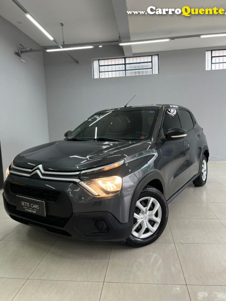 CITROËN   C3 LIVE PACK 1.0 FLEX 6V 5P MEC.   CINZA 2024 1.0 FLEX - Loja