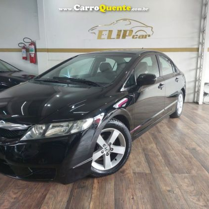 HONDA   CIVIC SEDAN LXS 1.81.8 FLEX 16V AUT. 4P   PRETO 2010 1.8 FLEX