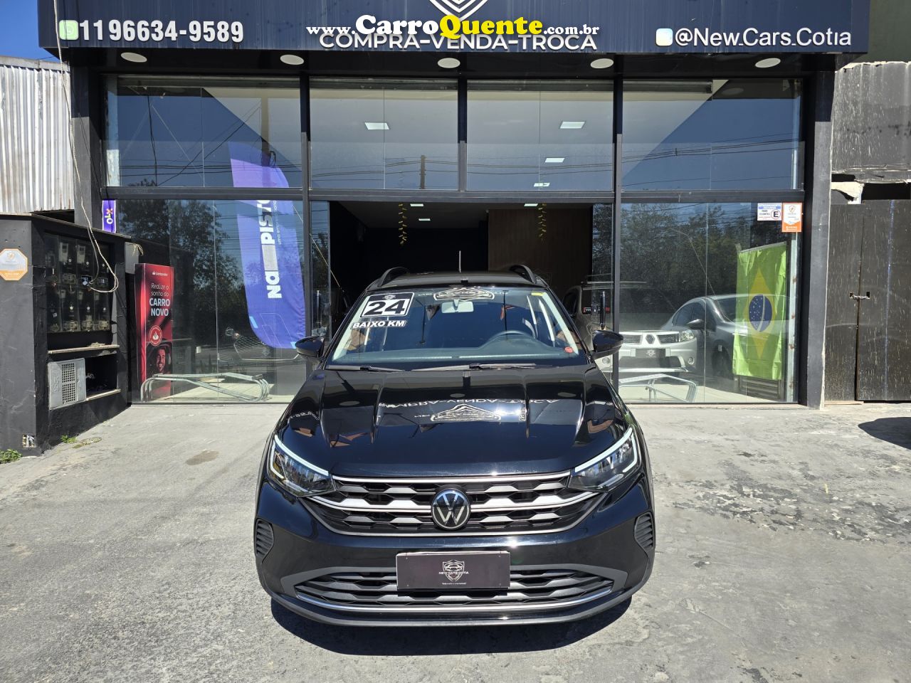 VOLKSWAGEN   NIVUS COMFORTLINE 1.0 200 TSI FLEX AUT.   PRETO 2024 1.0 FLEX - Loja