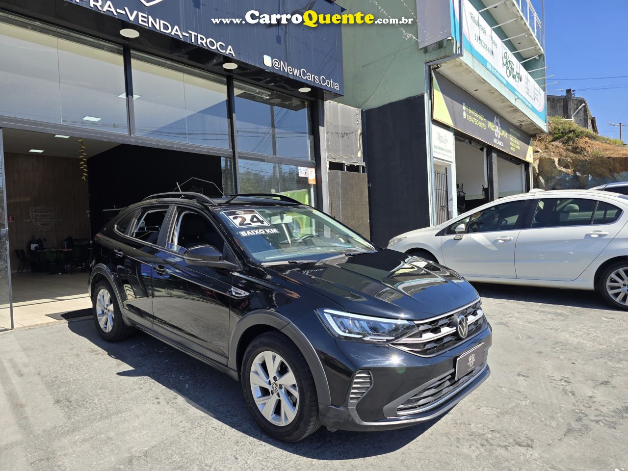 VOLKSWAGEN   NIVUS COMFORTLINE 1.0 200 TSI FLEX AUT.   PRETO 2024 1.0 FLEX - Loja