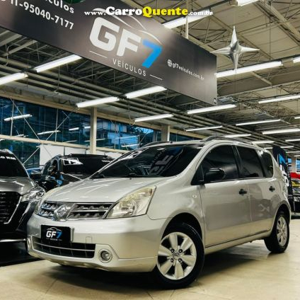 NISSAN   LIVINA S 1.6 16V FLEX FUEL MEC.   PRATA 2012 1.6 FLEX